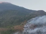 Pemkab dan Pemprov Koordinasi Atasi Karhutla Gunung Ciremai dengan Water Bombing